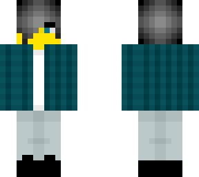 male - flannel sweater