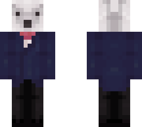 polar bear in suit