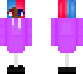 red and blue make purple !
