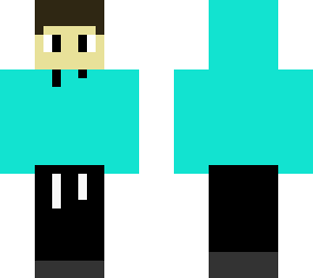 aqua and black