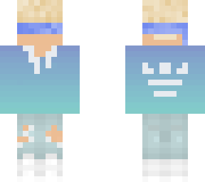 blind folded blonde boy