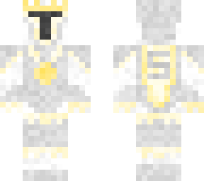 gilded white knight