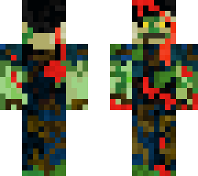 backwards zombie skin