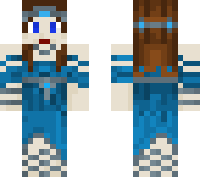princess in blue