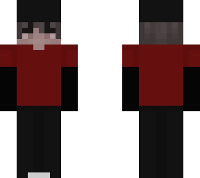 red and black
