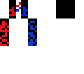 very cool red and blue guy