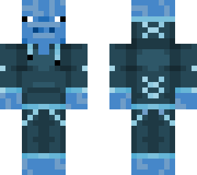 a blue pigman