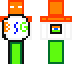 best star gaming minecraft skin (remake)