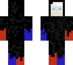 fire and blue