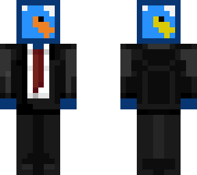 fishtank in suit