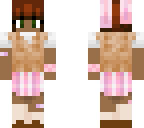pink and purple bun