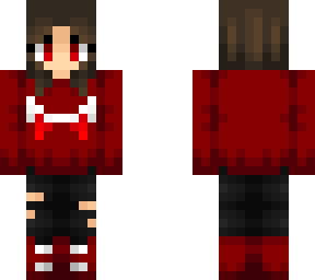 vampire girl with bloody teeth sweater