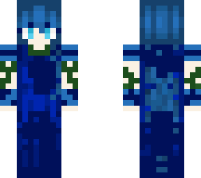 blue girl