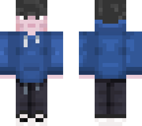 blue man