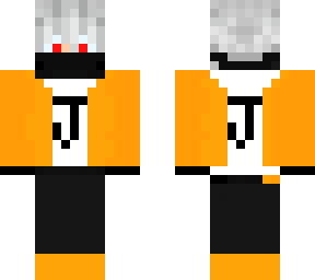 chico de chaqueta naranja