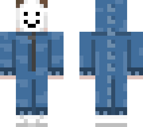 dino suit/costume with smile mask (blue version)
