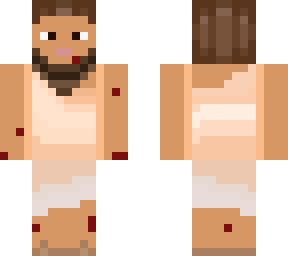 jesus with blood on him