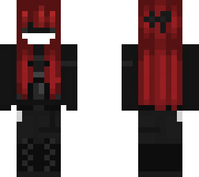 tactical + crimson hair