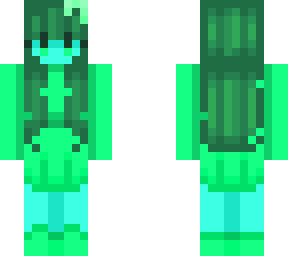 - alien from green planet -