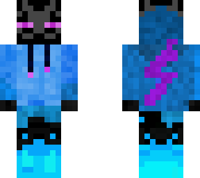 blue enderman hoodie