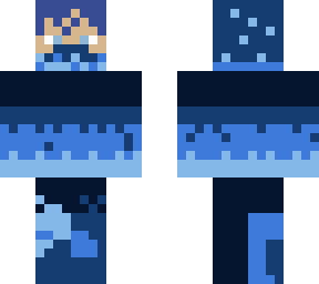 blue masked