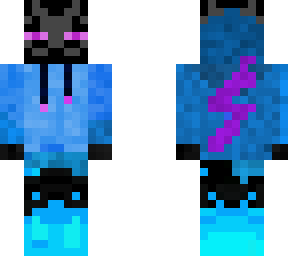 enderman blue hoodie edit
