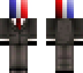 france flag as a human