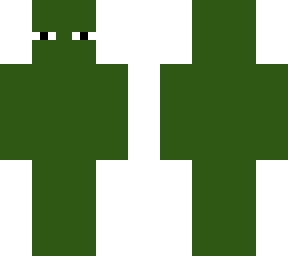 green man looking at you