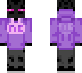 nc enderman hoodie purple hoodie skin