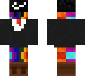 rainbow guy with hat