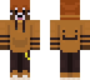 red panda in bee outfit