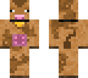 cow brown with bell two layers