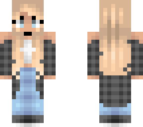 cute blonde plaid egirl og revamp