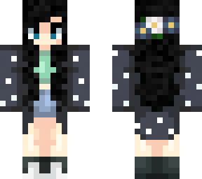 black hair cozy hair
