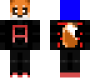fox whith team a hoodie