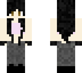 black hair girl with brown eyes