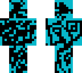 blue and black