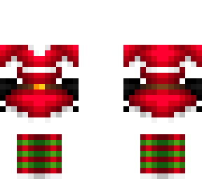 ob - xmas dress w/ belt & cape w/ socks