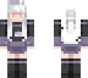 white hair girl