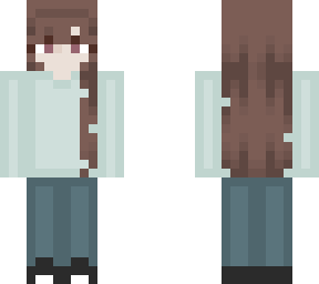 girl with teal shirt. base used