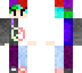 half neon bf and half regular bf
