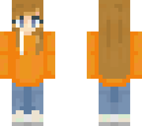 ornag e hoodie