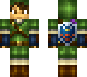 totk link dark brown hair