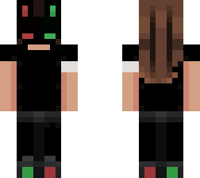 . neon outfit of my mc skin! // effects! .