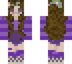 [fixed!] purple girl with flower crown