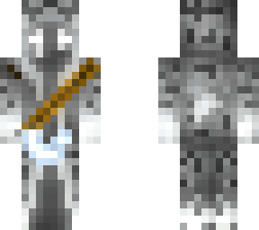 Ghostly (Glowing) Grim Reaper Mage | Minecraft Skin
