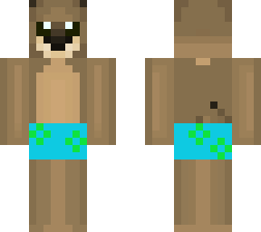 lil floppa in swimming shorts