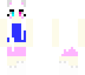 minecraft fan girl reel hire blue shirt thing