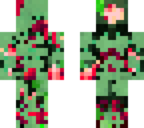 android green steve (flesh exposed)