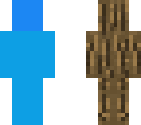 blauer beton skin